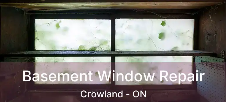  Basement Window Repair Crowland - ON