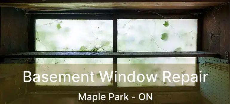  Basement Window Repair Maple Park - ON