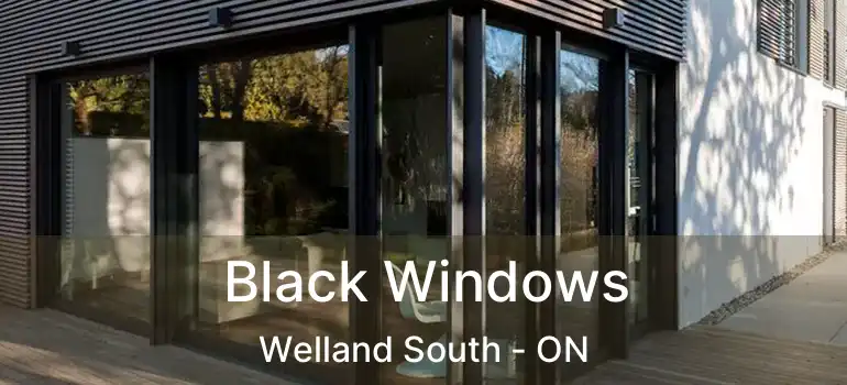  Black Windows Welland South - ON