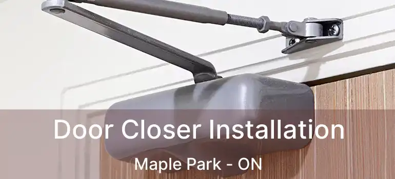  Door Closer Installation Maple Park - ON