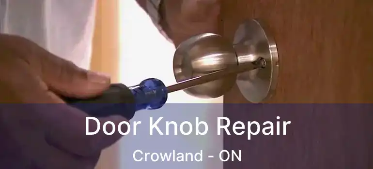  Door Knob Repair Crowland - ON