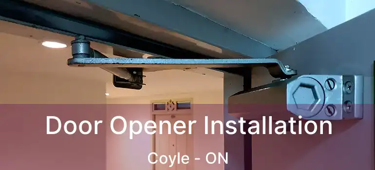  Door Opener Installation Coyle - ON