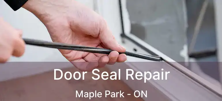  Door Seal Repair Maple Park - ON