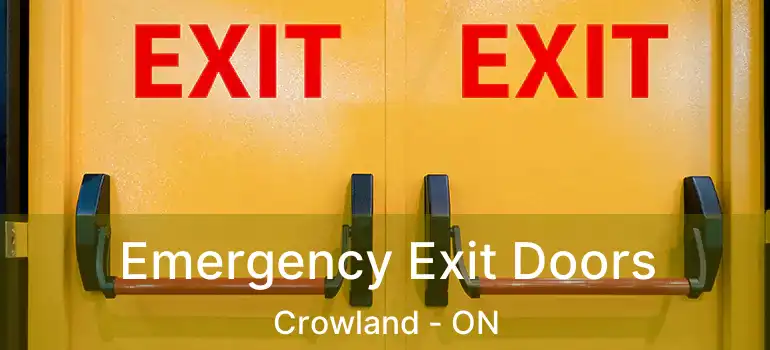 Emergency Exit Doors Crowland - ON