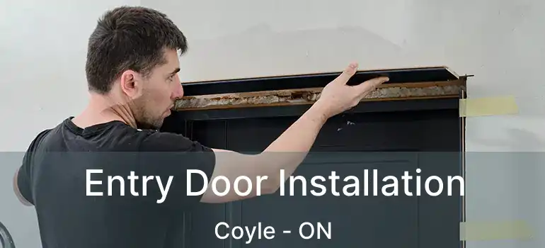  Entry Door Installation Coyle - ON