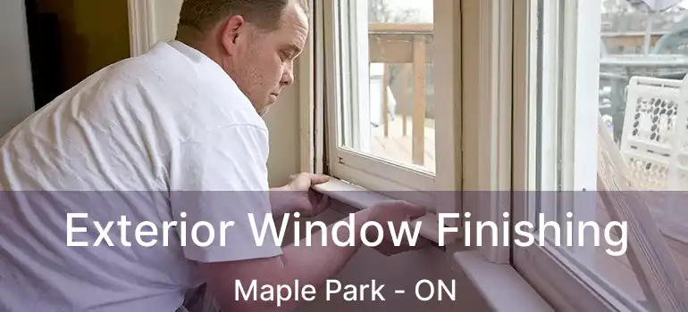 Exterior Window Finishing Maple Park - ON