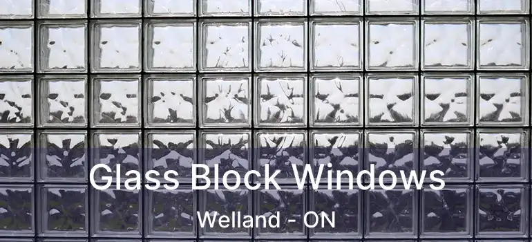  Glass Block Windows Welland - ON