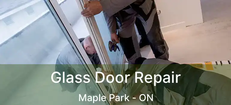  Glass Door Repair Maple Park - ON
