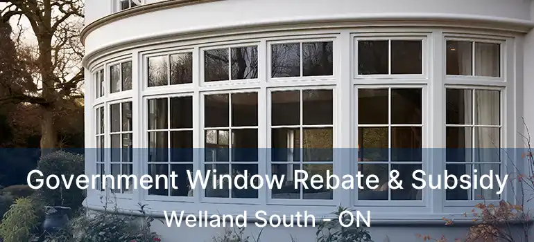  Government Window Rebate & Subsidy Welland South - ON
