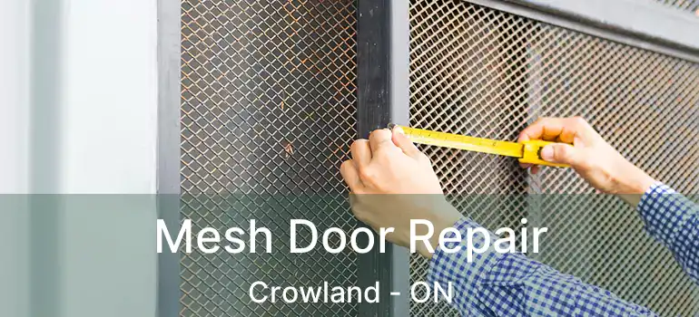  Mesh Door Repair Crowland - ON