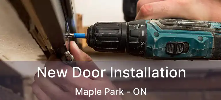  New Door Installation Maple Park - ON