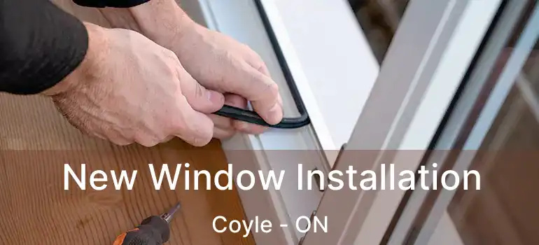  New Window Installation Coyle - ON