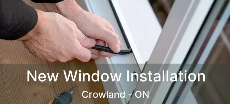  New Window Installation Crowland - ON