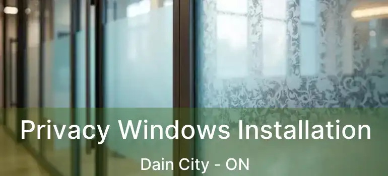  Privacy Windows Installation Dain City - ON