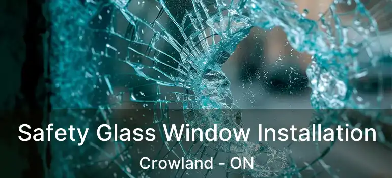  Safety Glass Window Installation Crowland - ON