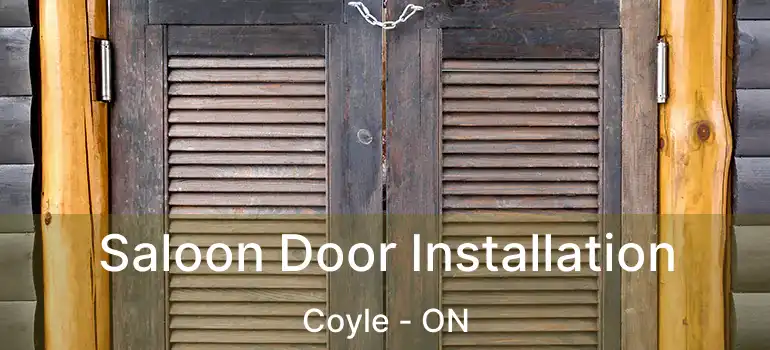  Saloon Door Installation Coyle - ON