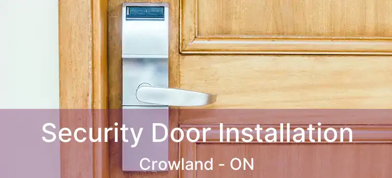  Security Door Installation Crowland - ON