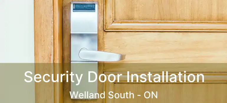  Security Door Installation Welland South - ON