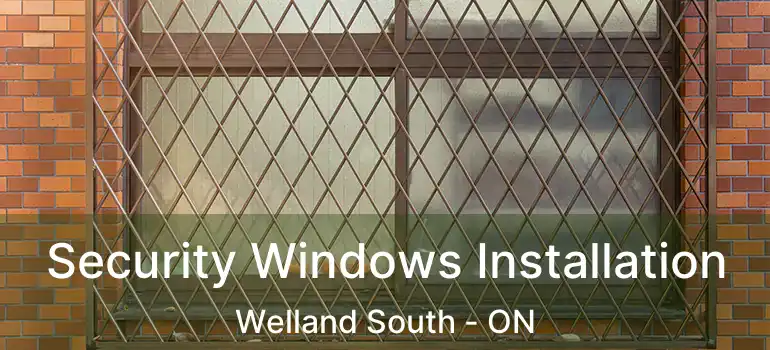  Security Windows Installation Welland South - ON