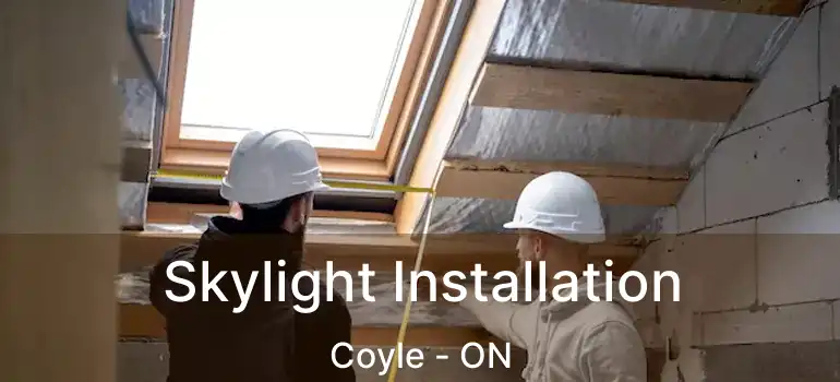  Skylight Installation Coyle - ON