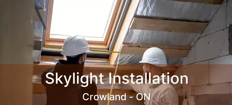  Skylight Installation Crowland - ON