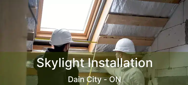  Skylight Installation Dain City - ON