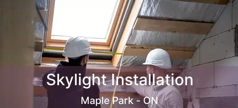  Skylight Installation Maple Park - ON