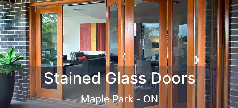  Stained Glass Doors Maple Park - ON