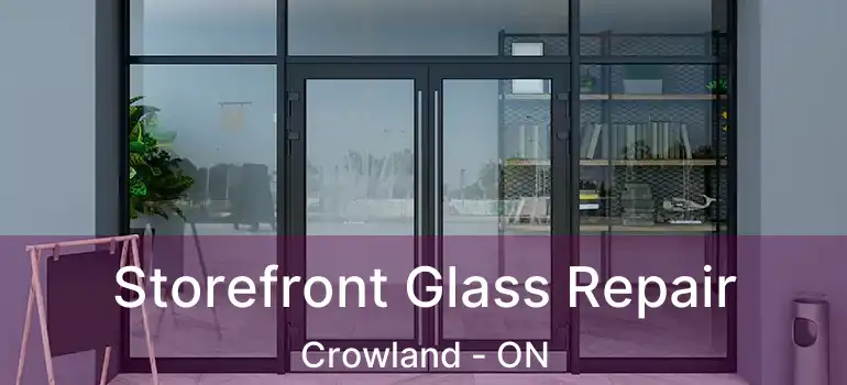  Storefront Glass Repair Crowland - ON