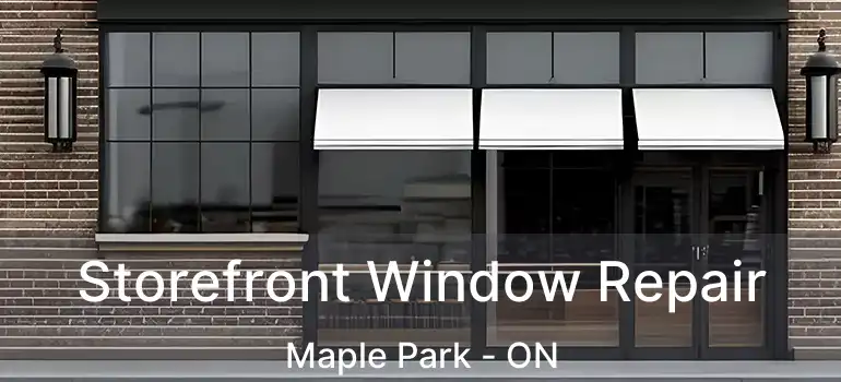 Storefront Window Repair Maple Park - ON