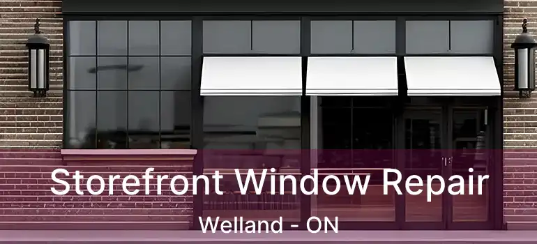  Storefront Window Repair Welland - ON