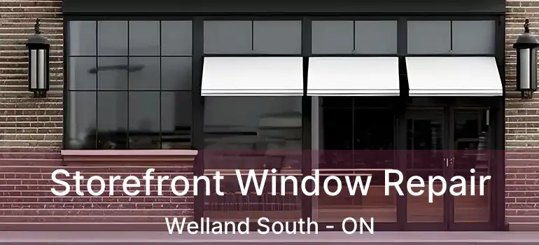  Storefront Window Repair Welland South - ON