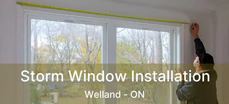  Storm Window Installation Welland - ON