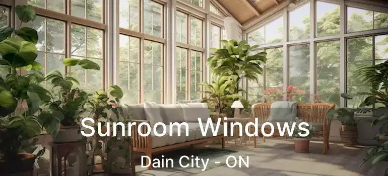  Sunroom Windows Dain City - ON