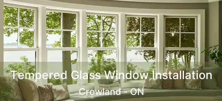  Tempered Glass Window Installation Crowland - ON
