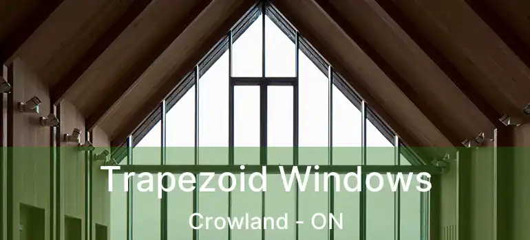  Trapezoid Windows Crowland - ON