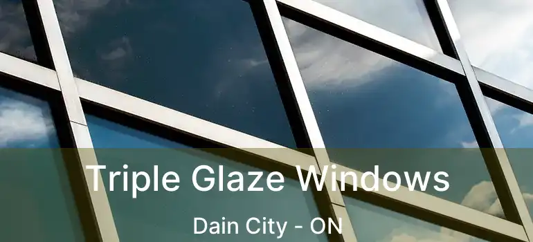  Triple Glaze Windows Dain City - ON