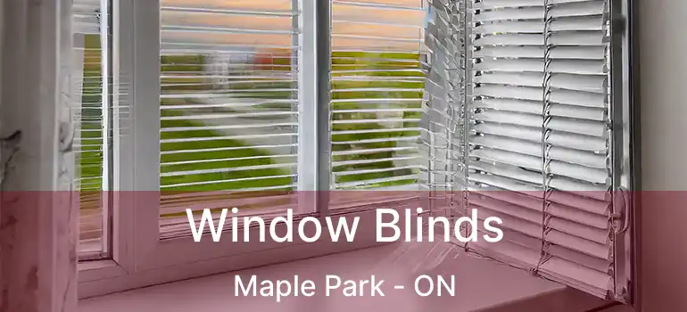  Window Blinds Maple Park - ON