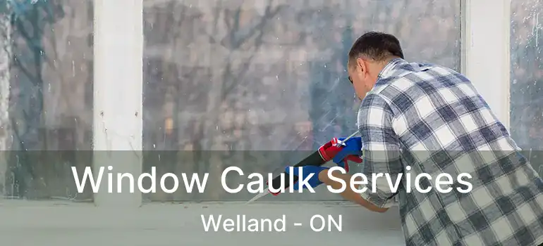  Window Caulk Services Welland - ON