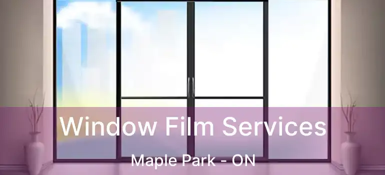  Window Film Services Maple Park - ON