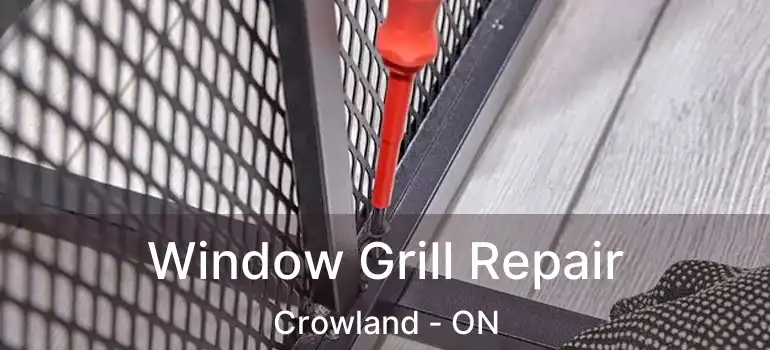  Window Grill Repair Crowland - ON