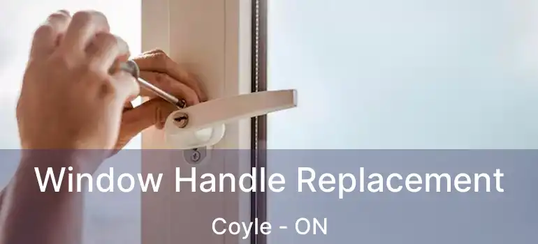  Window Handle Replacement Coyle - ON