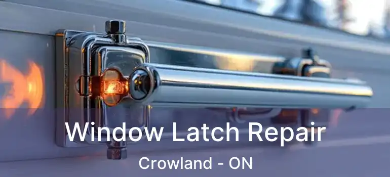  Window Latch Repair Crowland - ON