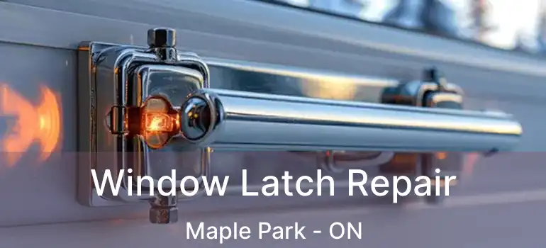 Window Latch Repair Maple Park - ON
