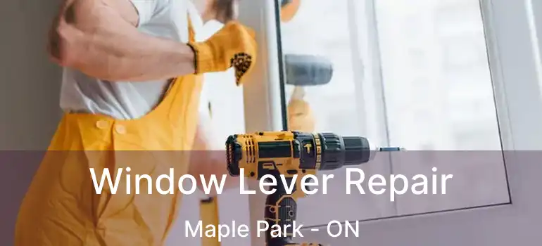  Window Lever Repair Maple Park - ON