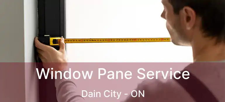  Window Pane Service Dain City - ON