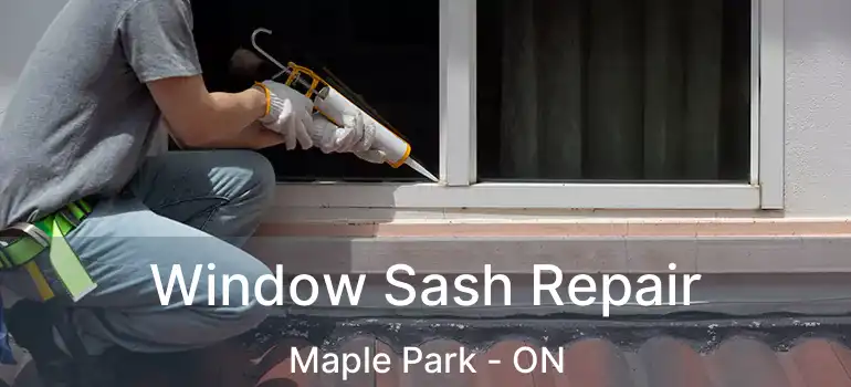  Window Sash Repair Maple Park - ON