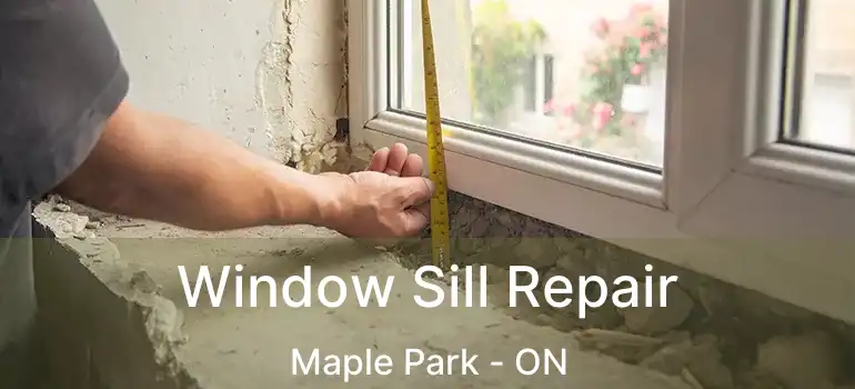  Window Sill Repair Maple Park - ON