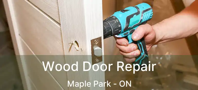  Wood Door Repair Maple Park - ON
